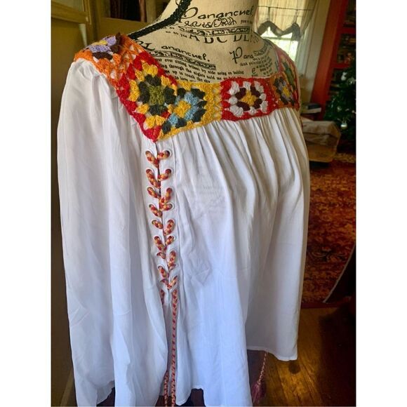 Rocks & Indigo Square Neck Blouse NWT - Picture 4 of 9